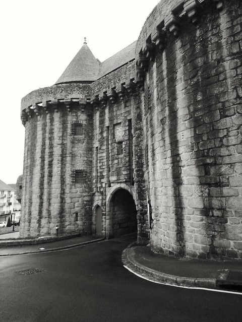 Les tours Broerec'h à Hennebont, Pays de Lorient (Bretagne, Morbihan, France)