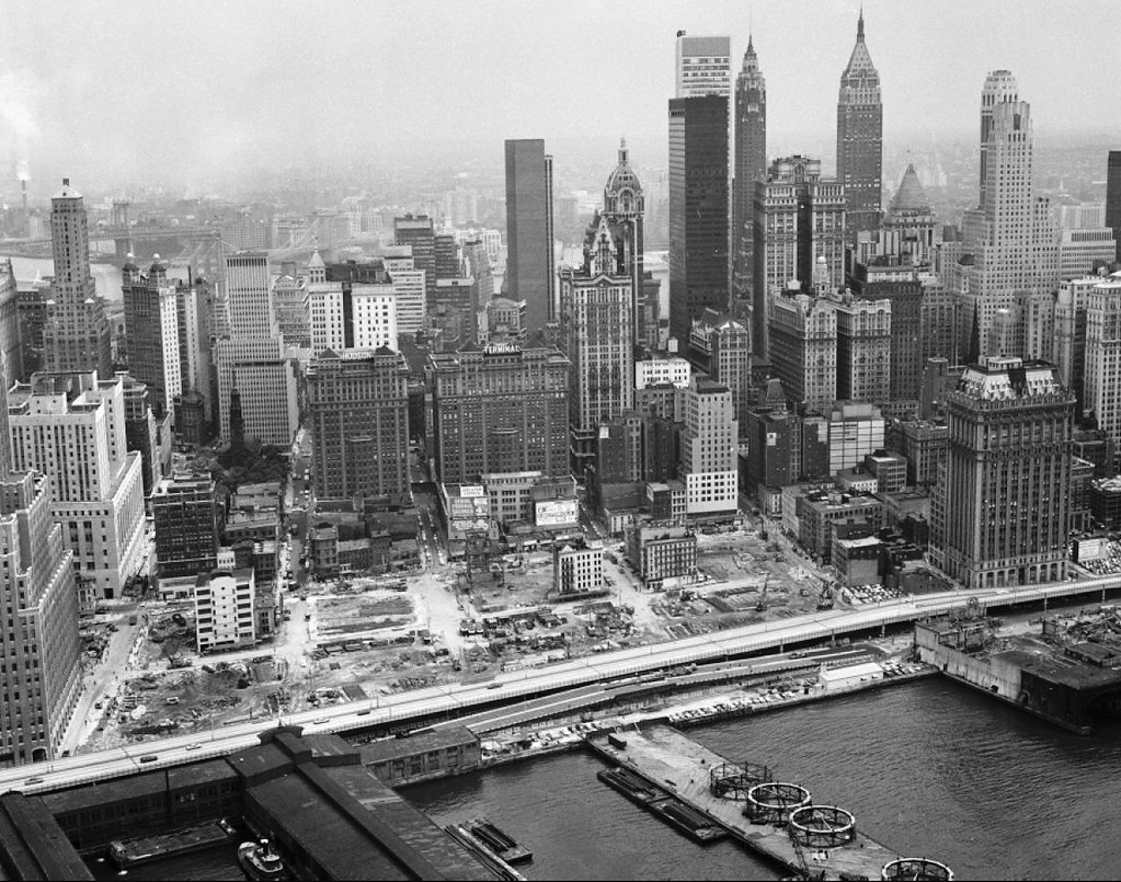The future site of the real World Trade Center. Most of th… Flickr