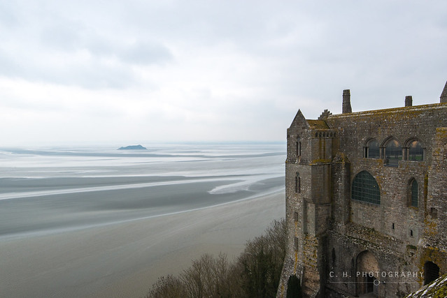 Grey Day - Mont Saint-Michel, France