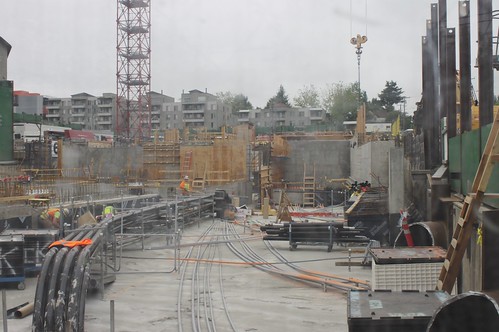 Roosevelt Station construction, May 2018