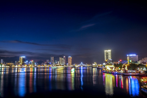 nightscape longexposure city danang vietnam landscape fujifilm xt10 1855 river travel