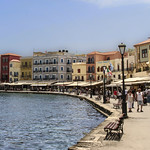 Old Venetian harbor, Chania Crete Greece