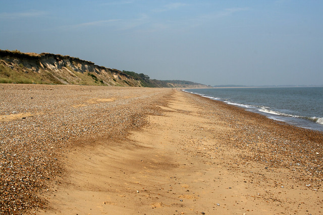 The beach near Dunwich