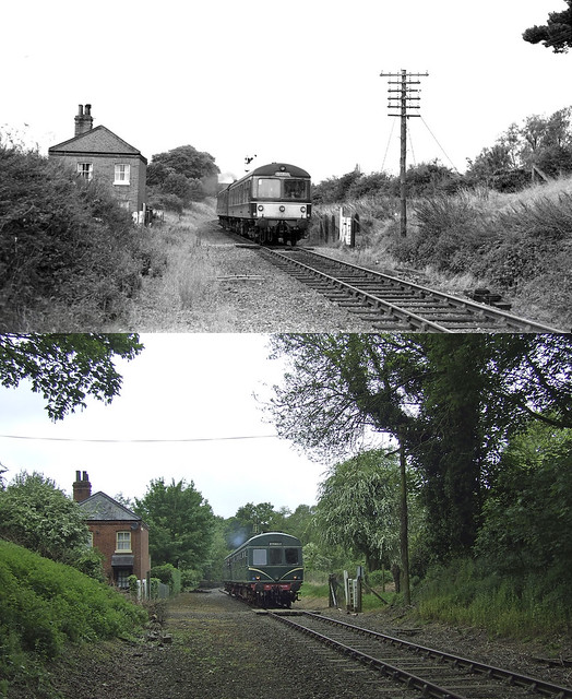 Wymondham Past and Present 6th September 1969 and 13th May 2018