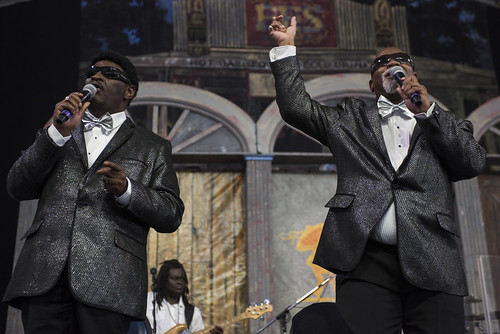 Blind Boys of Alabama perform during Jazz Fest day 4 on May 3, 2018. Photo by Ryan Hodgson-Rigsbee RHRphoto.com