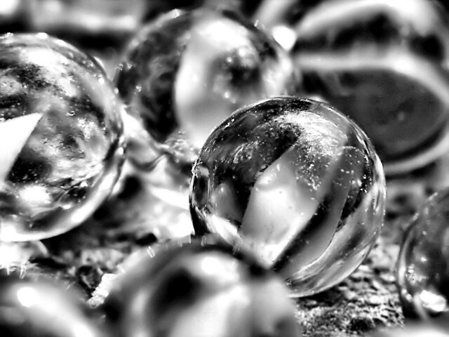 Marbles in Black and White
