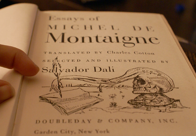 Montaigne and Dali- title