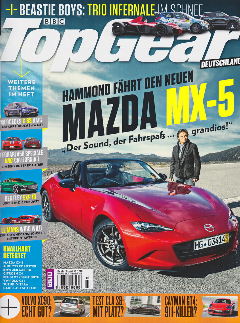 Image of BBC Top Gear Deutschland - 2015-03 - cover