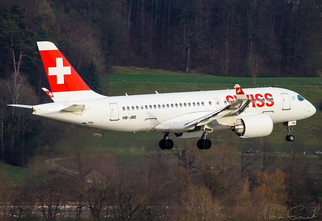 Swiss Bombardier CSeries CS100 HB-JBE