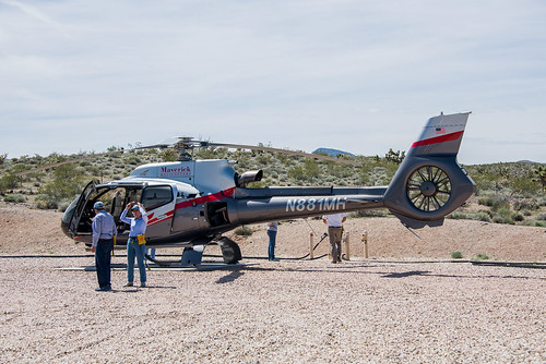 Maverick Helicopter landing for refueling