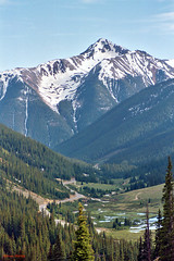 Bear Mountain from near Red Mountain Pass, Colorado