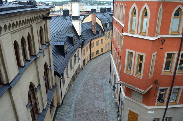 Stoccolma, veduta sulla Pryssgränd (Södermalm)