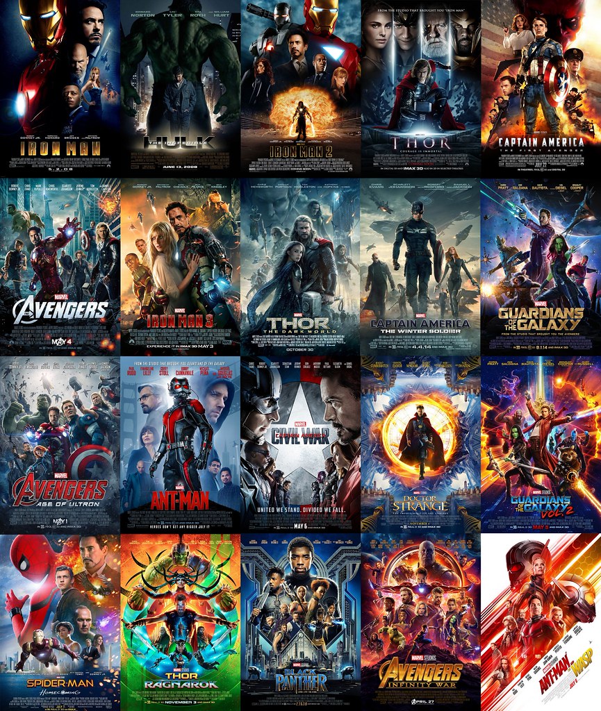 Every Marvel Cinematic Universe Poster! Since AntMan