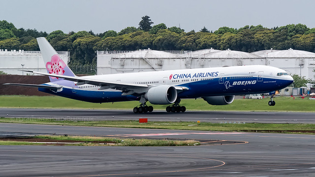 B-18007 | Boeing 777-300ER | China Airlines | Tokyo Narita International Airport | May 2018