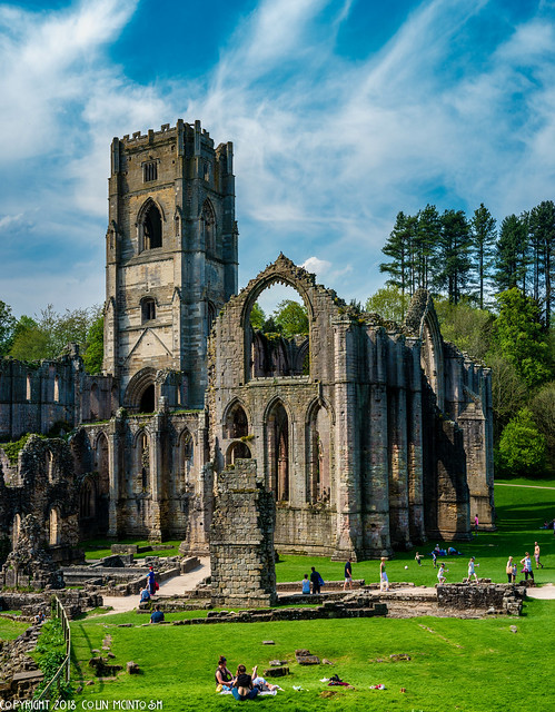 DSC_7745-Pano: Fountains Abbey, Yorkshire. National Trust