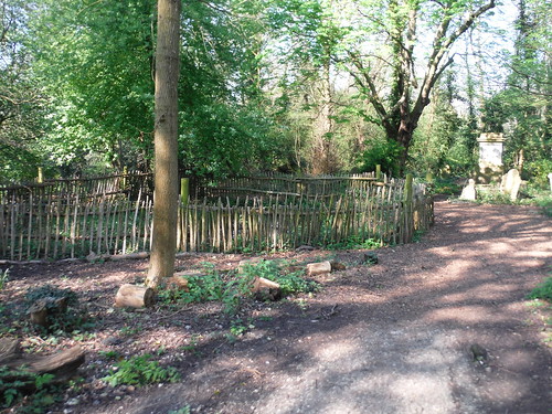 Fenced Pond (Nunhead Cemetery) SWC Short Walk 41 - Nunhead, Honor Oak and Peckham Rye