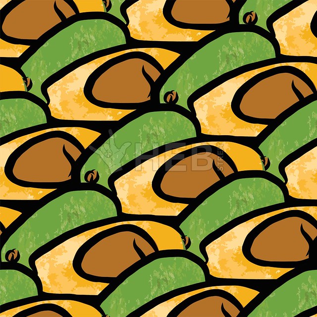 seamless pattern of avocados