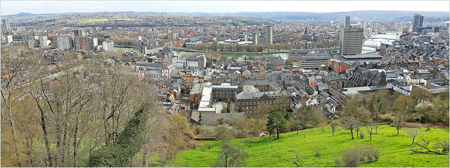 Liège vue de la Citadelle, Belgium