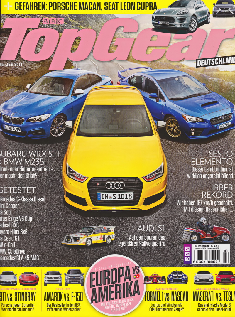Image of BBC Top Gear Deutschland - 2014-03 - cover