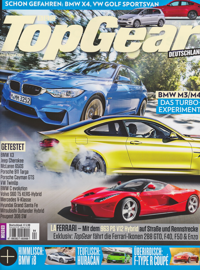 Image of BBC Top Gear Deutschland - 2014-04 - cover