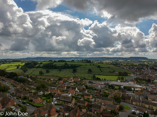 clouds sky landscape aerial drone dji spark ilminster