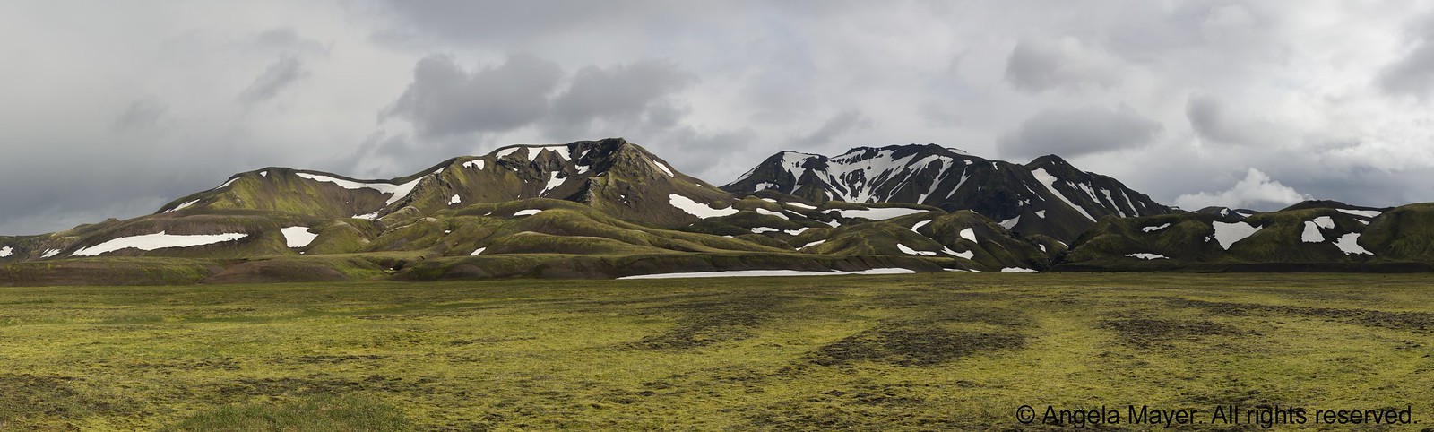 Friðland að Fjallabaki Panorama (Icelandic Highlands)