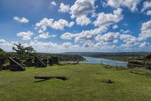 20180205_Panama_4252 Colón sRGB by Dan Lundberg, View from the lunette (half-moon-shaped outwork in front of the principle fortification limits) of t