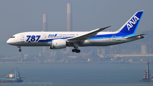 JA815A // ANA - All Nippon Airways // Boeing 787-8 // VHHH (HKG)