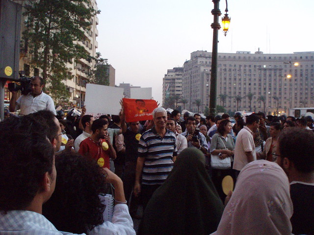 Anti-Mubarak demo, Tahrir Sq