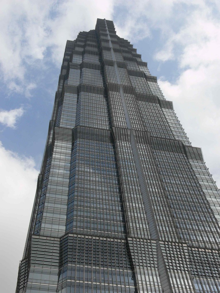 Jin Mao Tower 01 With 88 stories reaching a height of