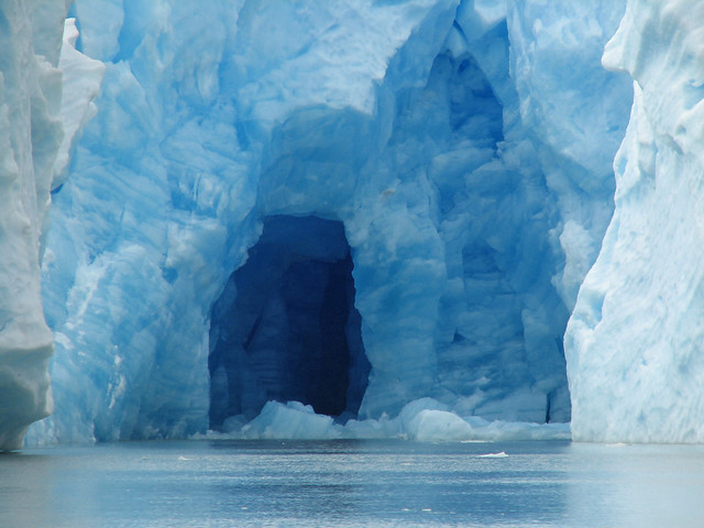 Ice cave in Glacier Gray