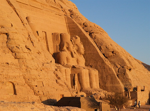 travel blue orange tourism monument sunrise sandstone egypt nile pharoah ramsesii abusimbel nassar zd 1454mm