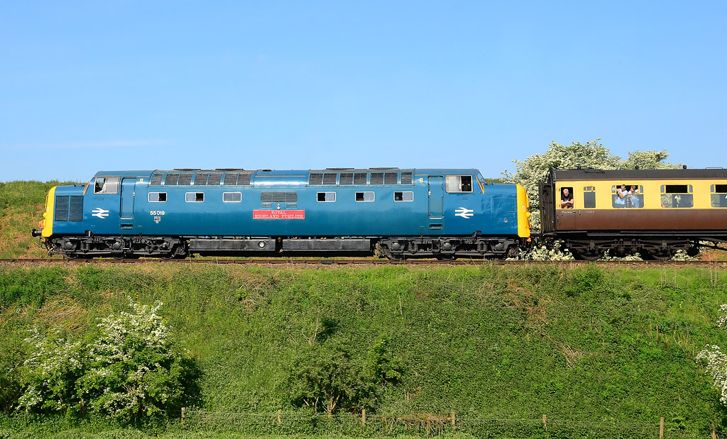 Royal Highland Fusilier. | Preserved Class 55 