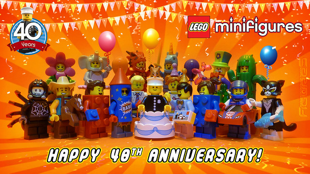 HAPPY 40th ANNIVERSARY LEGO MINIFIGURES (FHD)