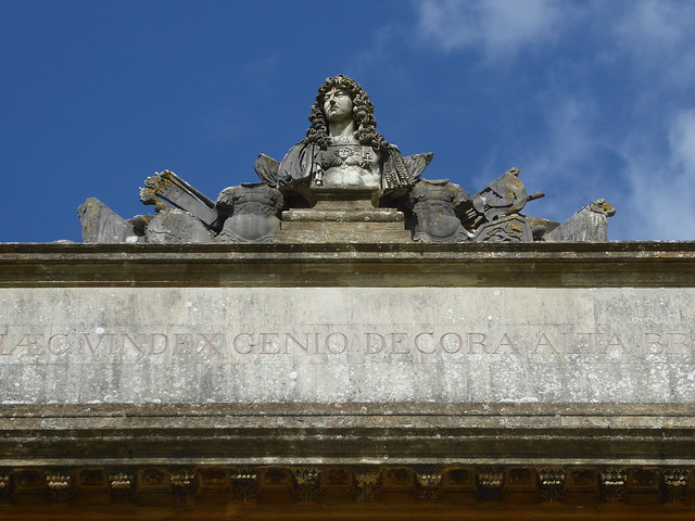 Blenheim Palace - Louis XIV Bust, South Portico