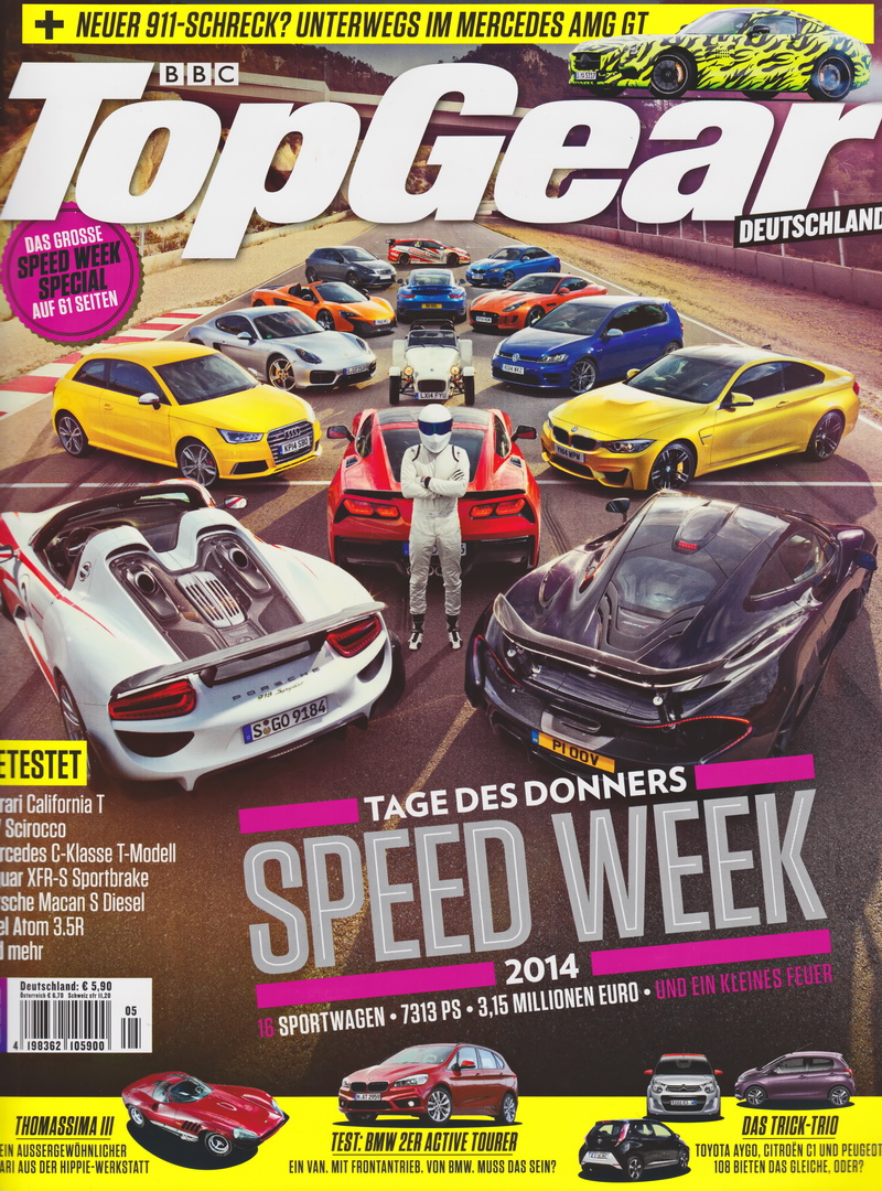 Image of BBC Top Gear Deutschland - 2014-05 - cover