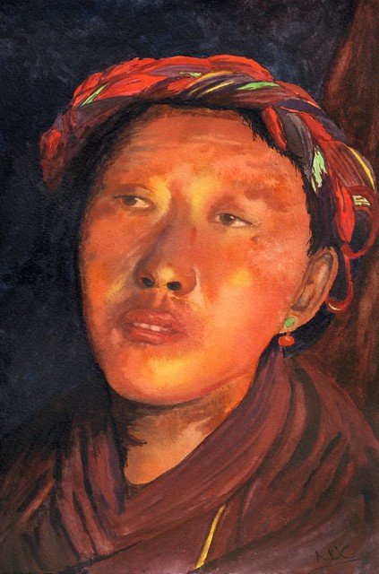 Tibetan woman