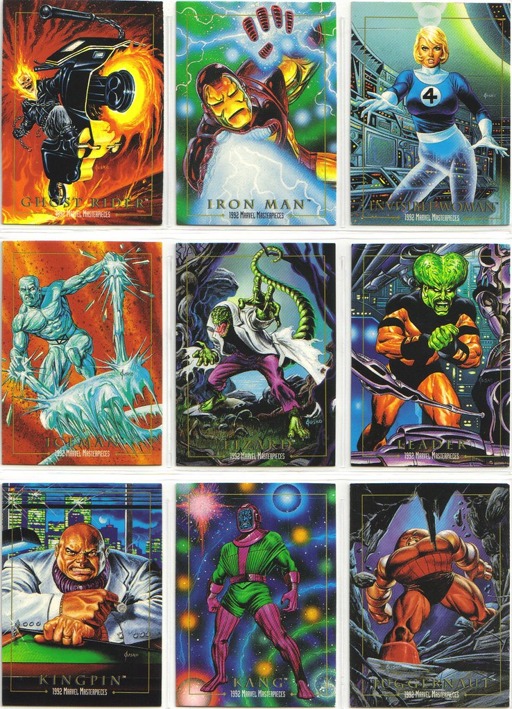 Marvel Masterpieces 1992 Base cards 5/11 Michael Conde