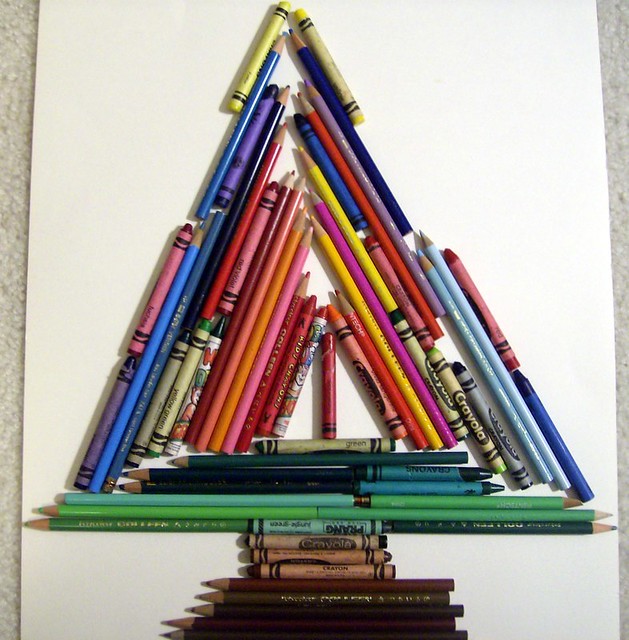Pencil Crayon Tree